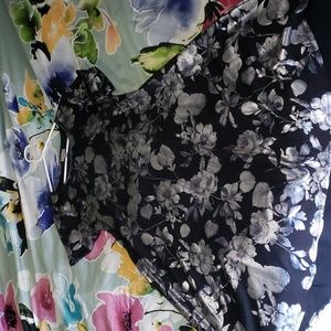 LuLaRoe Elegant Floral Carly Dress M
